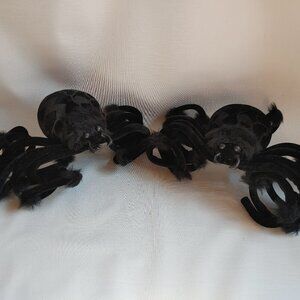 SPOOKY HUGE Halloween Spider Decor PAIR